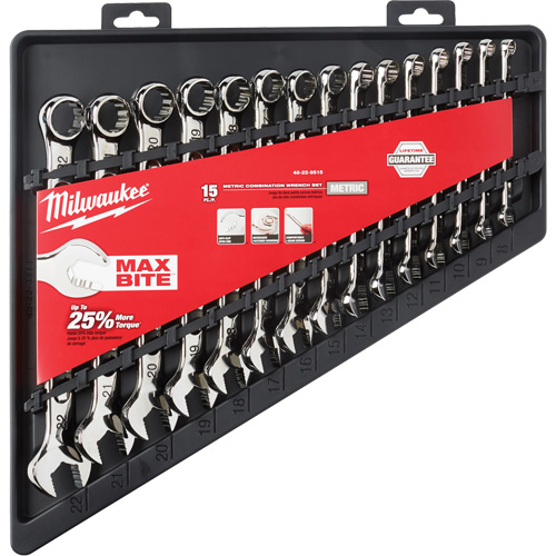 Wrench Set, Combination, 15 Pieces, Metric Nia-Chem Ltd.