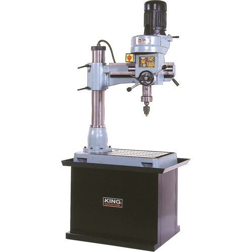 Radial Drilling Machine, 1/2" Chuck, 5 Speed(s), 21-5/8" W X 19-5/8" L, #3 Morse Nia-Chem Ltd.
