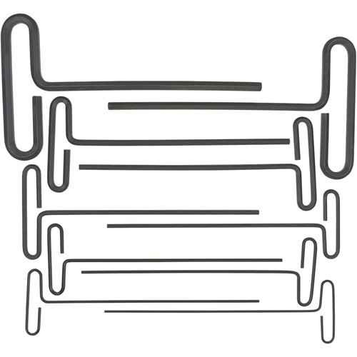 Loop T-Handle Hex Key Set, 10 Pcs., Imperial Nia-Chem Ltd.