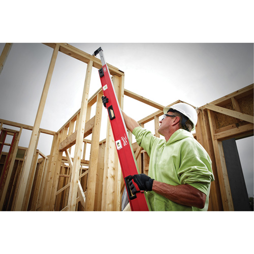 RedStick Expandable Level, I-Beam, 12' L, Aluminum, 3, Magnetic Nia-Chem Ltd.