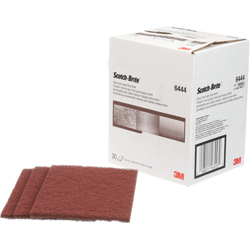 Scotch-Brite Extra-Duty Hand Pad, Aluminum Oxide, 9" x 6", Fine Grit Nia-Chem Ltd.