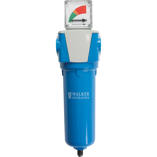 Pr&eacute;filtre coalescent avec manom&egrave;tre diff&eacute;rentiel, Standard, 1" NPT, Drain Automatique, Pour Poussi&egrave;re/Particules Nia-Chem Ltd.