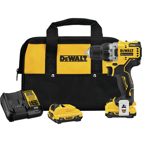 Xtreme Brushless Drill Driver Kit, Lithium-Ion, 12 V, 3/8" Chuck, 250 UWO Torque Nia-Chem Ltd.