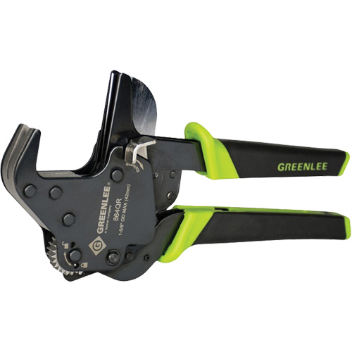 Cisaille &agrave; PVC &agrave; rochet ouverture rapide, Capacit&eacute; de 1-5/8" Nia-Chem Ltd.