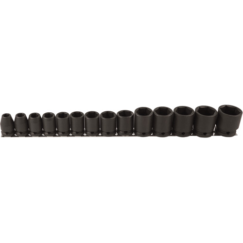Socket Set, 14 Pcs, Impact, 1/2" Drive Size Nia-Chem Ltd.
