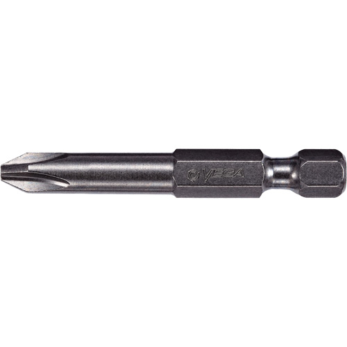 Embout pour outil &eacute;lectrique, Phillips, Embout #2, Prise 1/4", Longueur 2-3/4" Nia-Chem Ltd.