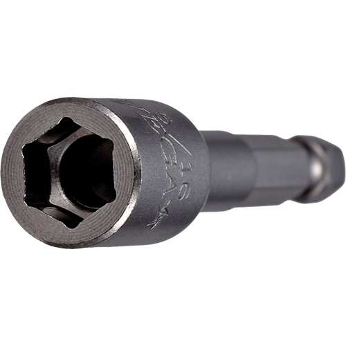 Tourne-&eacute;crou, Embout 1/4", Prise 1/4", 2-9/16" lo, Non magn&eacute;tique Nia-Chem Ltd.