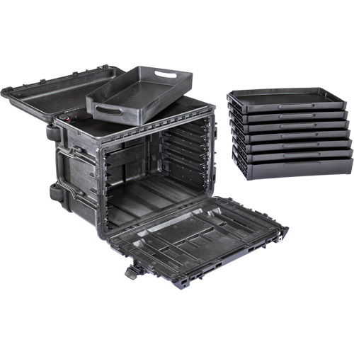 Gen 2 Mobile Tool Chest, 24" W, 6 Drawers, Black Nia-Chem Ltd.