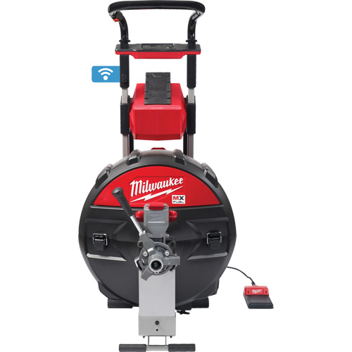 MX Fuel Sewer Drum Machine with PowerTredz, Electric, 5/8" x 100' and 3/4" x 100' Nia-Chem Ltd.