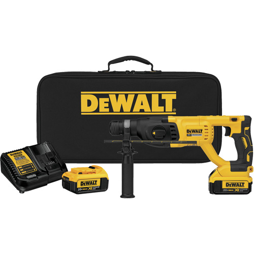 Max XR&reg; Brushless D-Handle Rotary Hammer Kit, 20 V, 1", 1.9 ft-lbs, 0-1500 RPM Nia-Chem Ltd.