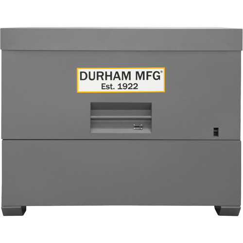 Piano Style Jobsite Storage Box, 60-1/2" W x 34-3/4" D x 49-3/8" H, Grey Nia-Chem Ltd.