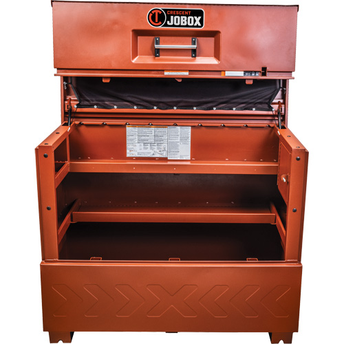 Coffre de style piano Site-Vault, 74" la x 31" p x 51" h, Orange Nia-Chem Ltd.
