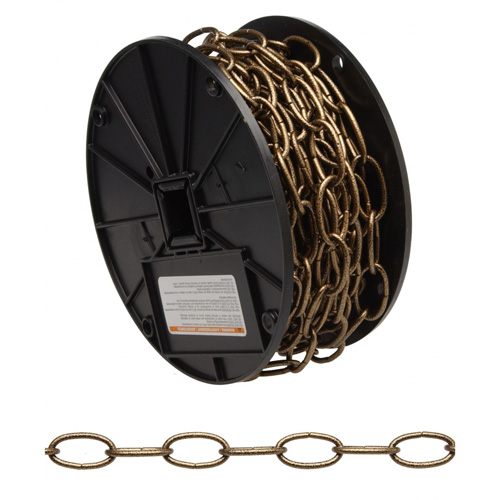 Decorator Chain, Carbon Steel, #10 x 60' (18.3 m) L, 35 lbs. (0.0175 tons) Load Capacity Nia-Chem Ltd.