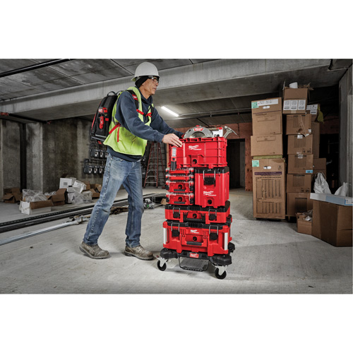 Packout Compact Tool Box, 10" x 16-1/5" x 13", Black/Red Nia-Chem Ltd.
