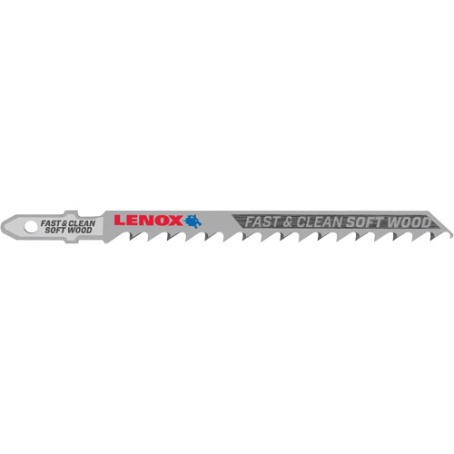 Lame de scie sauteuse pour coupe nette, Bim&eacute;tal, Tige en T, 4" lo, 6 dents par pouce Nia-Chem Ltd.