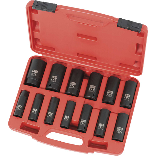 IPS-1312D Jeu de douilles SAE, 13 Mcx, Chocs, Prise de 1/2", Profond Nia-Chem Ltd.