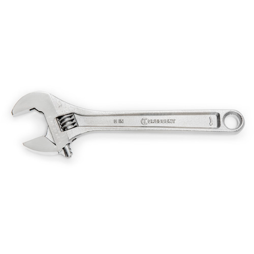 Adjustable Wrench - Bagged, 8" L, 1-1/8"/29 mm Max Width, Chrome Nia-Chem Ltd.