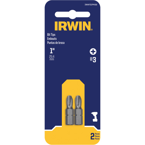 Insert Bits, Phillips, #3, 1/4" Drive Nia-Chem Ltd.