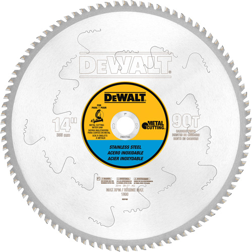 Stainless Steel Cutting Saw Blade, 14", 90 Teeth, Metal Use Nia-Chem Ltd.