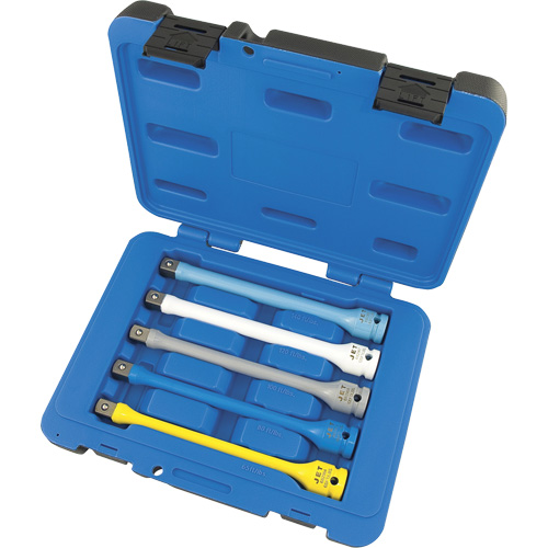 JTLE-5S Jeu de rallonges limiteurs de couple pour cl&eacute; &agrave; chocs, Prise 1/2", Couple de 65 lb-pi/80 lb-pi/100 lb-pi/120 lb-pi/140 lb-pi, Multiple Nia-Chem Ltd.
