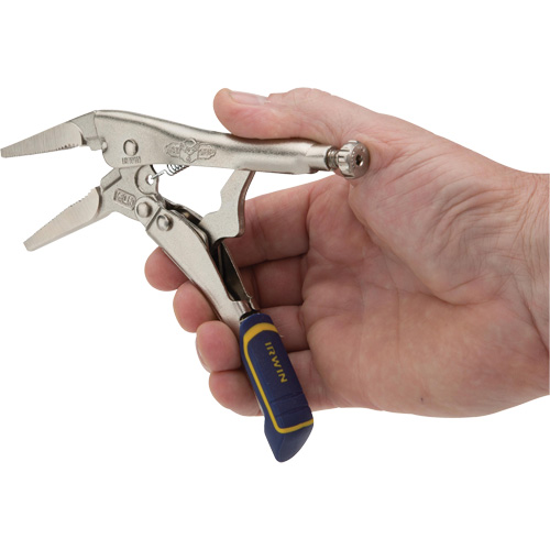 Pince-&eacute;tau avec coupe-fil Vise-Grip Fast Release 6LN, Longueur 6", Bec long Nia-Chem Ltd.