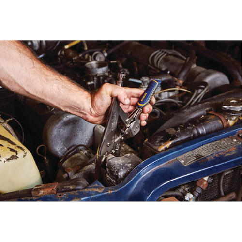 Pince-&eacute;tau Vise-Grip Fast Release 10CR, Longueur 10", M&acirc;choire courb&eacute;e Nia-Chem Ltd.