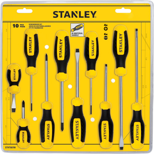 Screwdriver Set, 10 Pcs. Nia-Chem Ltd.