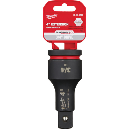 Shockwave Impact Duty Socket Extension, Impact, 3/4" Drive, 4" L Nia-Chem Ltd.