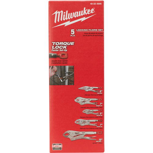 Torque Lock Locking Pliers Kit, 5 Pieces Nia-Chem Ltd.