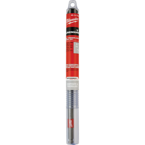 Shockwave Impact Duty Lineman's Fiberglass Drill Bit, 9/16", Carbide Nia-Chem Ltd.