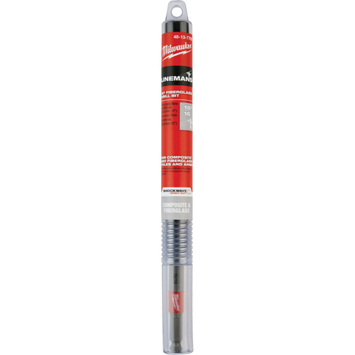 Shockwave Impact Duty Lineman's Fiberglass Drill Bit, 15/16", Carbide Nia-Chem Ltd.