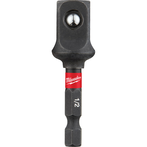 Shockwave Impact Socket Adapter, 1/4" Drive Size, 1/2" Male Size, Ball, 2" L Nia-Chem Ltd.