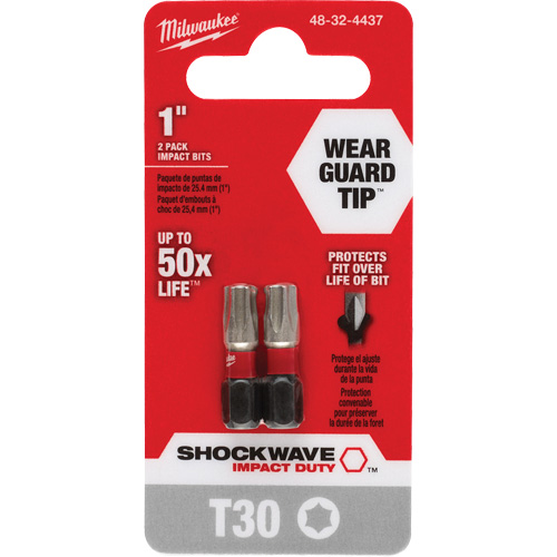 Shockwave Impact Duty Screwdriver Bit, Torx, T-30, 1/4" Drive Nia-Chem Ltd.