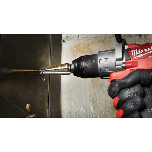 Step Drill Bit, 3/16"/#4 - 7/8"/#4 , 1/32" Increments, High Speed Cobalt Nia-Chem Ltd.
