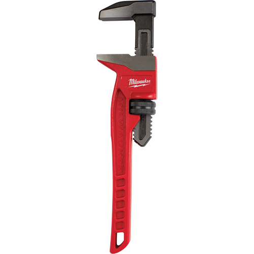 Cl&eacute; &agrave; tuyau &agrave; m&acirc;choires lisses, Cap des m&acirc;choires 2-5/8", Longueur 12", Fini Rev&ecirc;tement en poudre, Prise Ergonomique Nia-Chem Ltd.