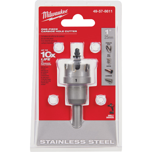 Scies-cloches au carbure monobloc, 1", Profondeur de la coupe de 3/16" Nia-Chem Ltd.