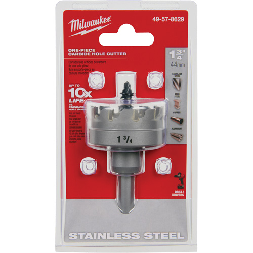 Scies-cloches au carbure monobloc, 1-3/4", Profondeur de la coupe de 3/16" Nia-Chem Ltd.