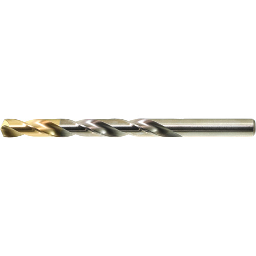 Foret court &agrave; pointe en nitrure de titane Drillco, Acier rapide, #1, 3-7/8" lo, 2-5/8" Cannelure, 135° Angle Nia-Chem Ltd.