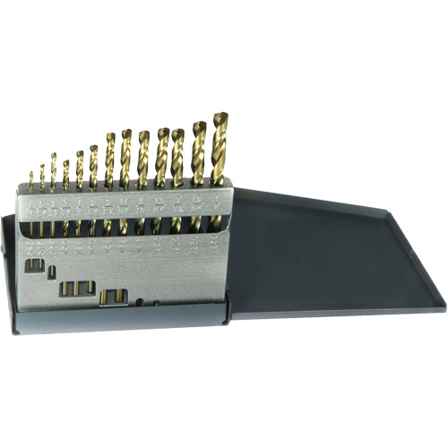 Jeu de forets courts &agrave; usage intensif Drillco, 13 morceaux, Cobalt Nia-Chem Ltd.