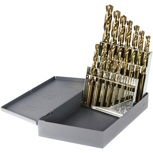 Jeu de forets courts &agrave; usage intensif Drillco, 15 morceaux, Cobalt Nia-Chem Ltd.