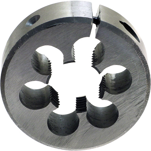 Fili&egrave;re ronde ajustable pour tuyaux Drillco, dia. 1", Filet de 1/8"-27, Acier rapide Nia-Chem Ltd.