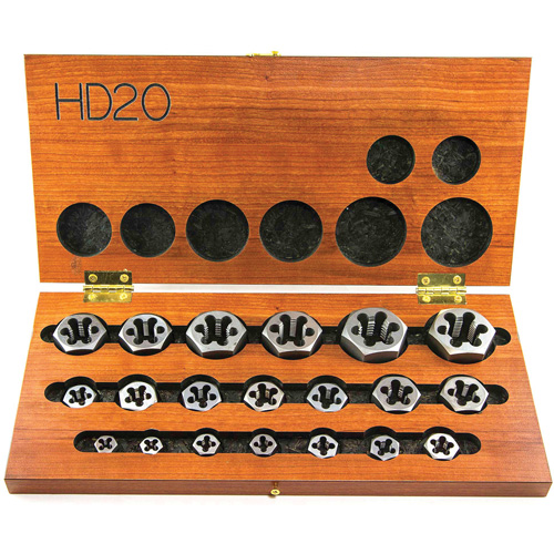 Drillco&reg; Hex Threading Die Set, 20 Pieces Nia-Chem Ltd.