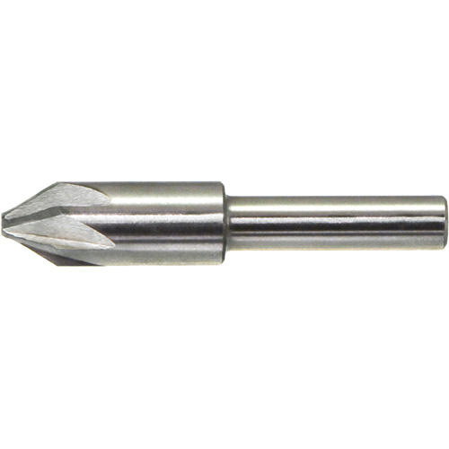 Fraise sans broutage Drillco, 3/16", Acier rapide, Angle de 60°, 6 cannelures Nia-Chem Ltd.