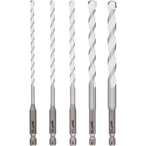 Shockwave Multi-Material Drill Bit Set, 5 Pieces, Carbide Nia-Chem Ltd.