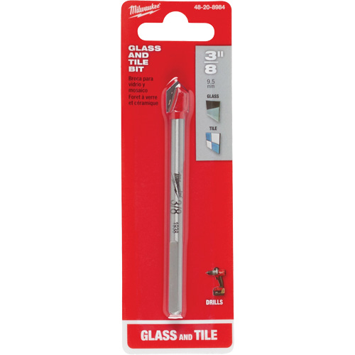 Glass & Tile Bit, 3/8", Carbide Nia-Chem Ltd.