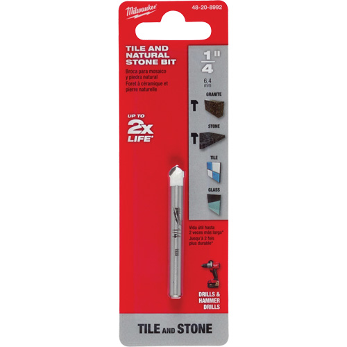 Natural Stone Bit, 1/4", Carbide Nia-Chem Ltd.