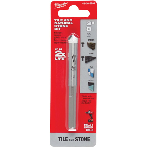 Natural Stone Bit, 3/8", Carbide Nia-Chem Ltd.
