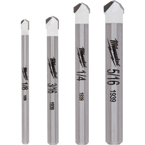 Natural Stone Bit Set, 4 Pieces, Carbide Nia-Chem Ltd.