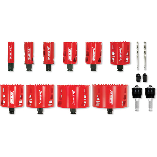 Electrician's Bi-Metal Hole Saw Set, 16 Pieces Nia-Chem Ltd.