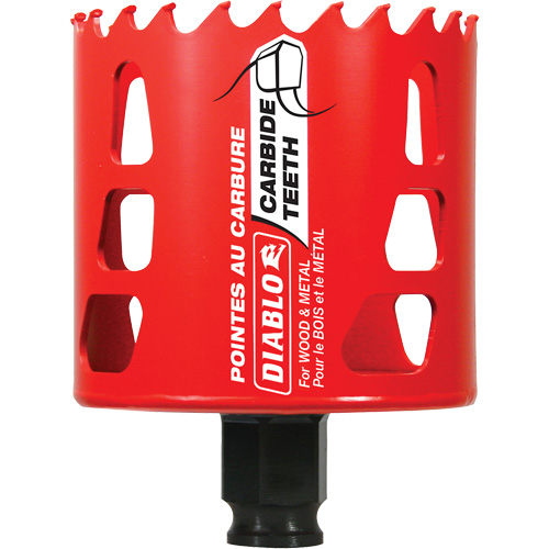 Wood & Metal Hole Saw, 2-3/4", 2-3/8" Depth of Cut, Carbide Nia-Chem Ltd.